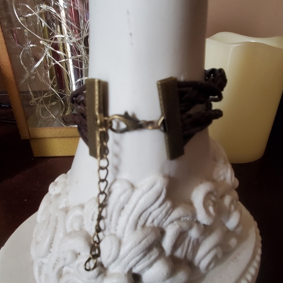 Handmade leather braclet,bracelet, and 💘 🎶 - Picture 14 of 14